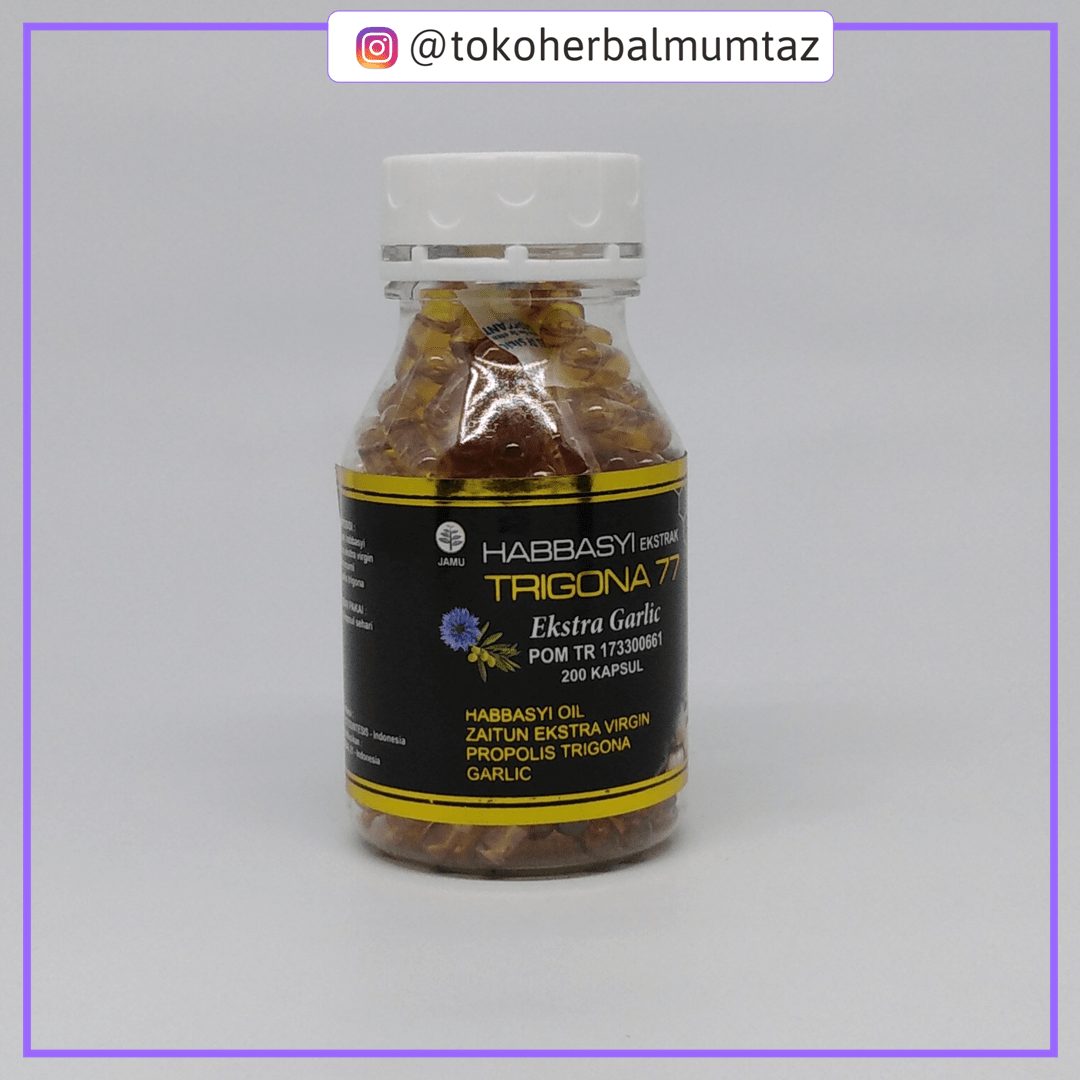 Habbat. Trigona 77 Kapsul Minyak isi 200